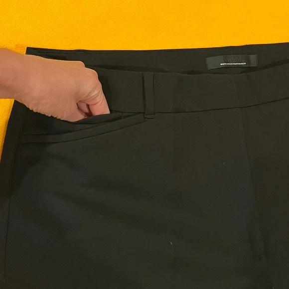 White House Black Market Ines Professional Bootcut Pants/ Trousers. Black 18 NWT - Picture 11 of 16
